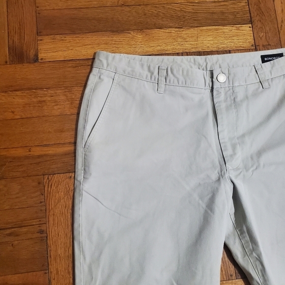 Bonobos Mens Chino Pants Lt Gray Size W38 L30 Cotton - Picture 3 of 9